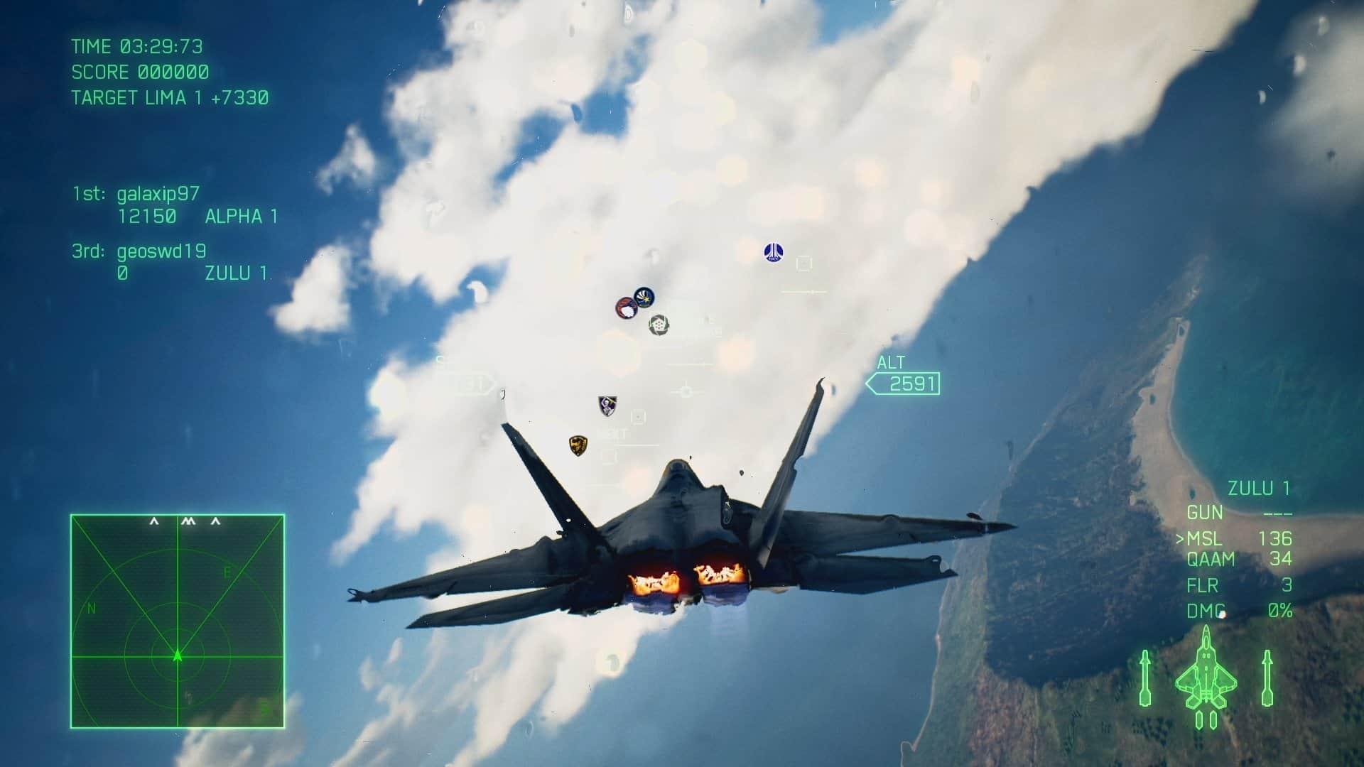 Ace Combat 7 multiplayer gameplay