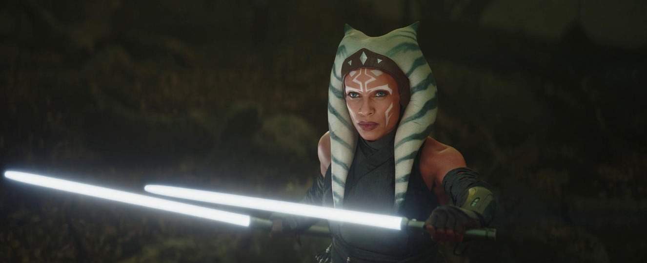 Rosario Dawson as Ahsoka.