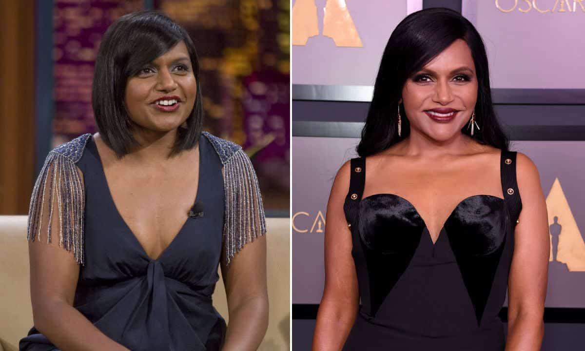 Mindy kaling before and after