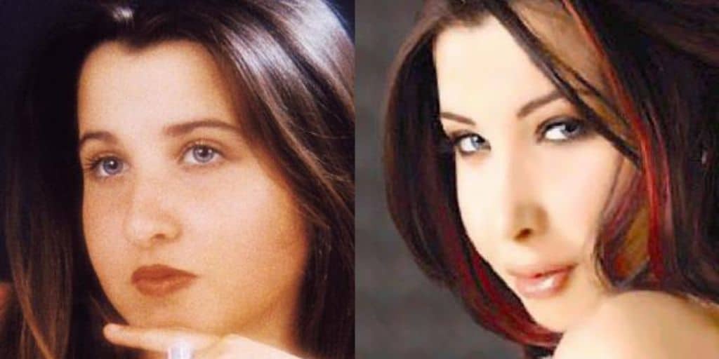 Nancy Ajram Before and After (Credit-Pinterest)