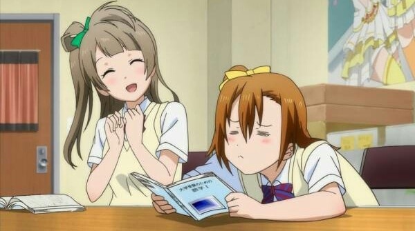 Kotori and Honoka in Love Live!