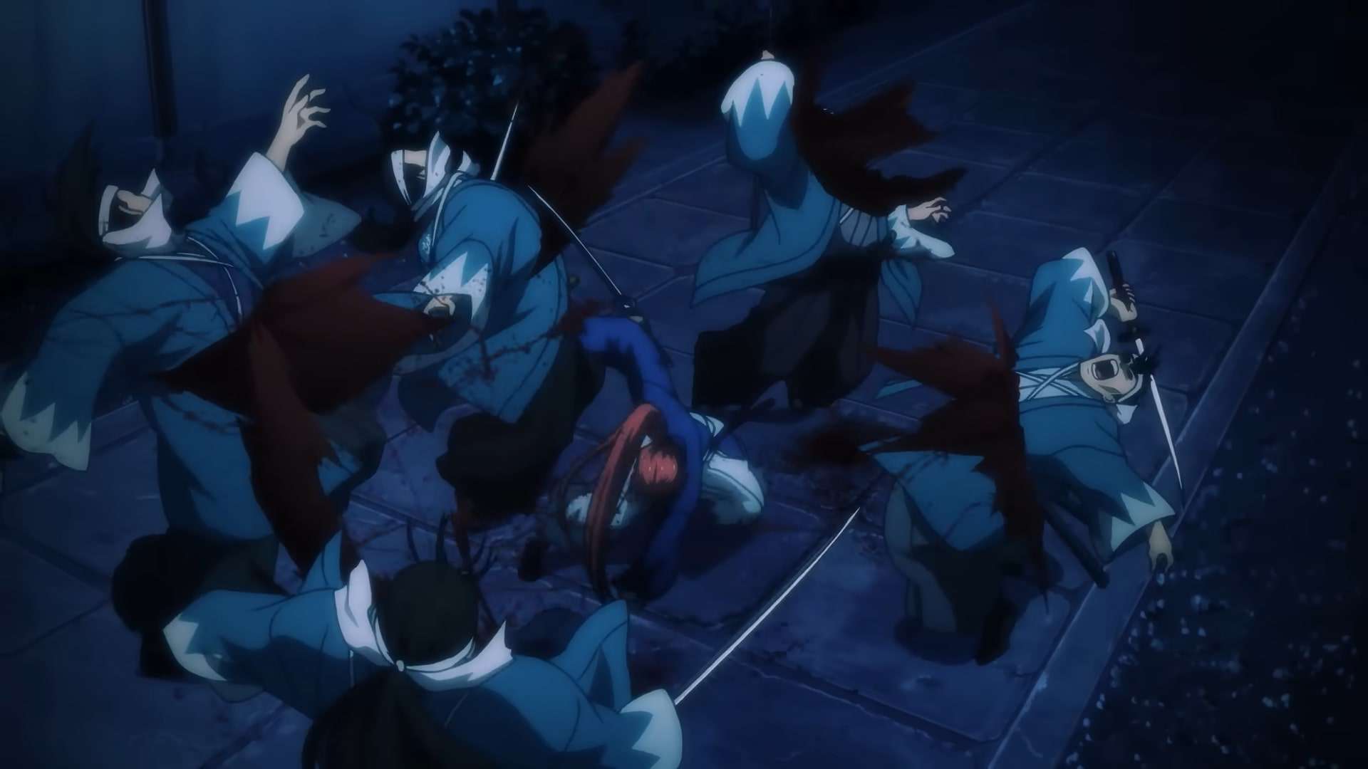 Kenshin's sword fighting technique