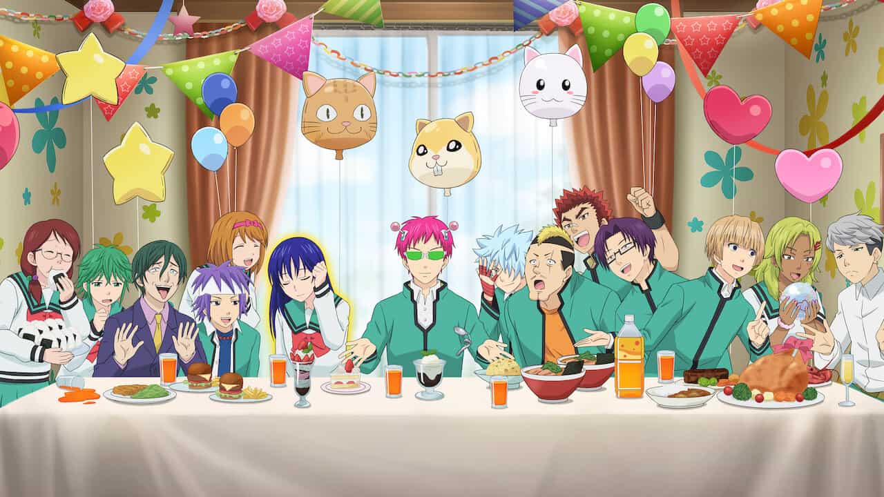 saiki & friends from the disastrous life of saiki k characters