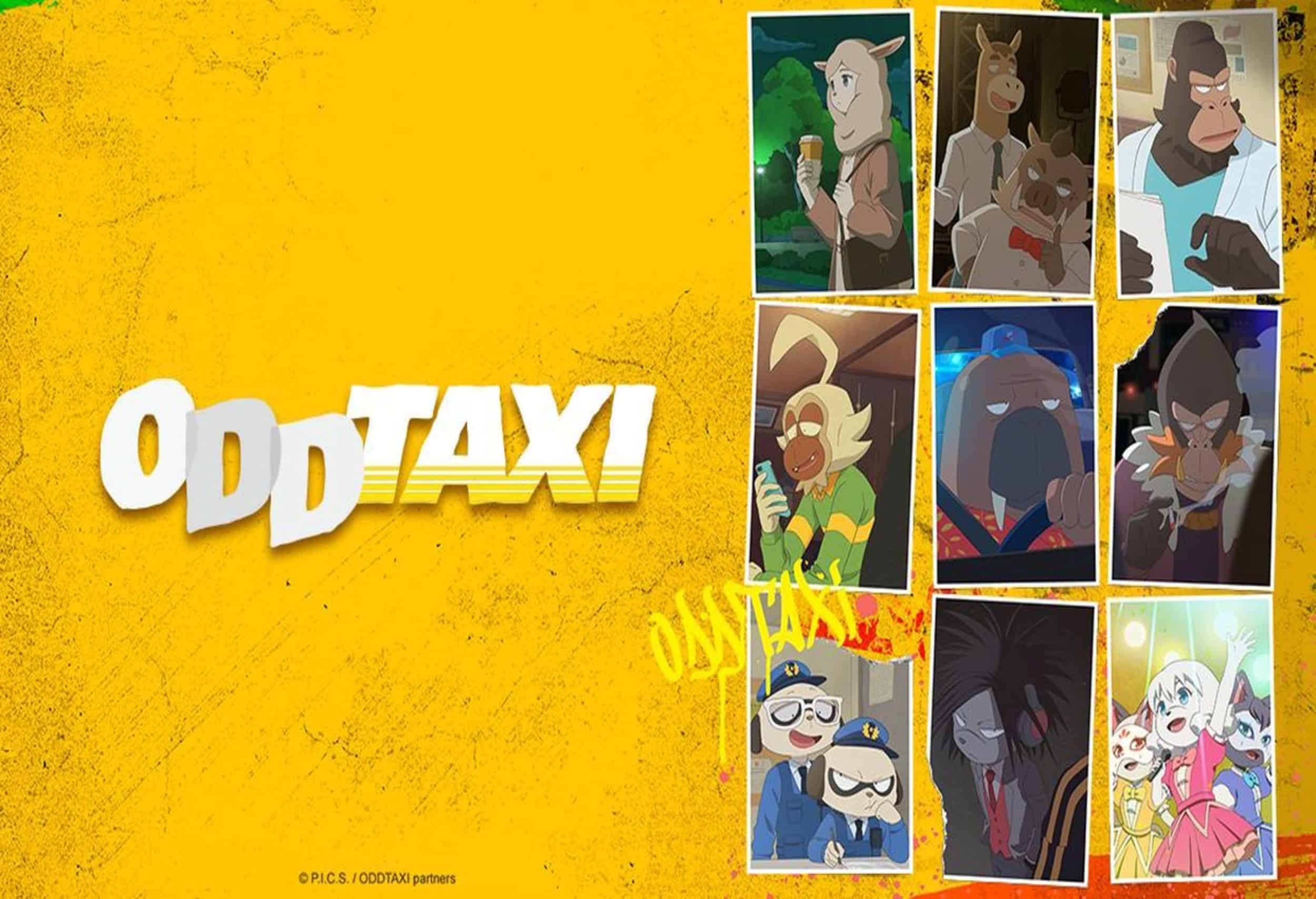 Odd Taxi anime official cover art