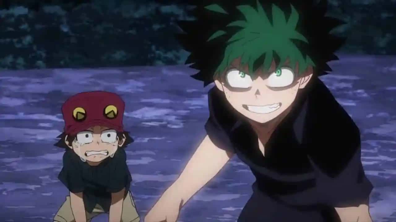 Midoriya with Kota