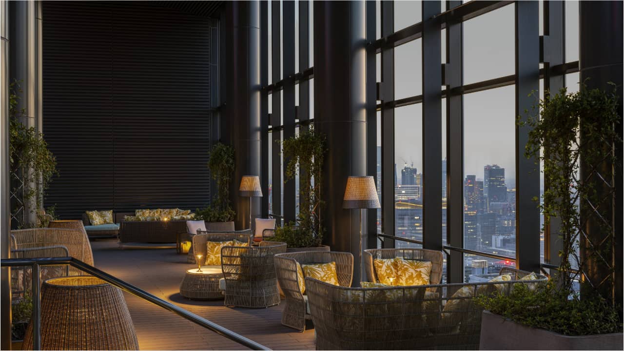 Italian interior and architecture at the Bulgari Hotel Tokyo