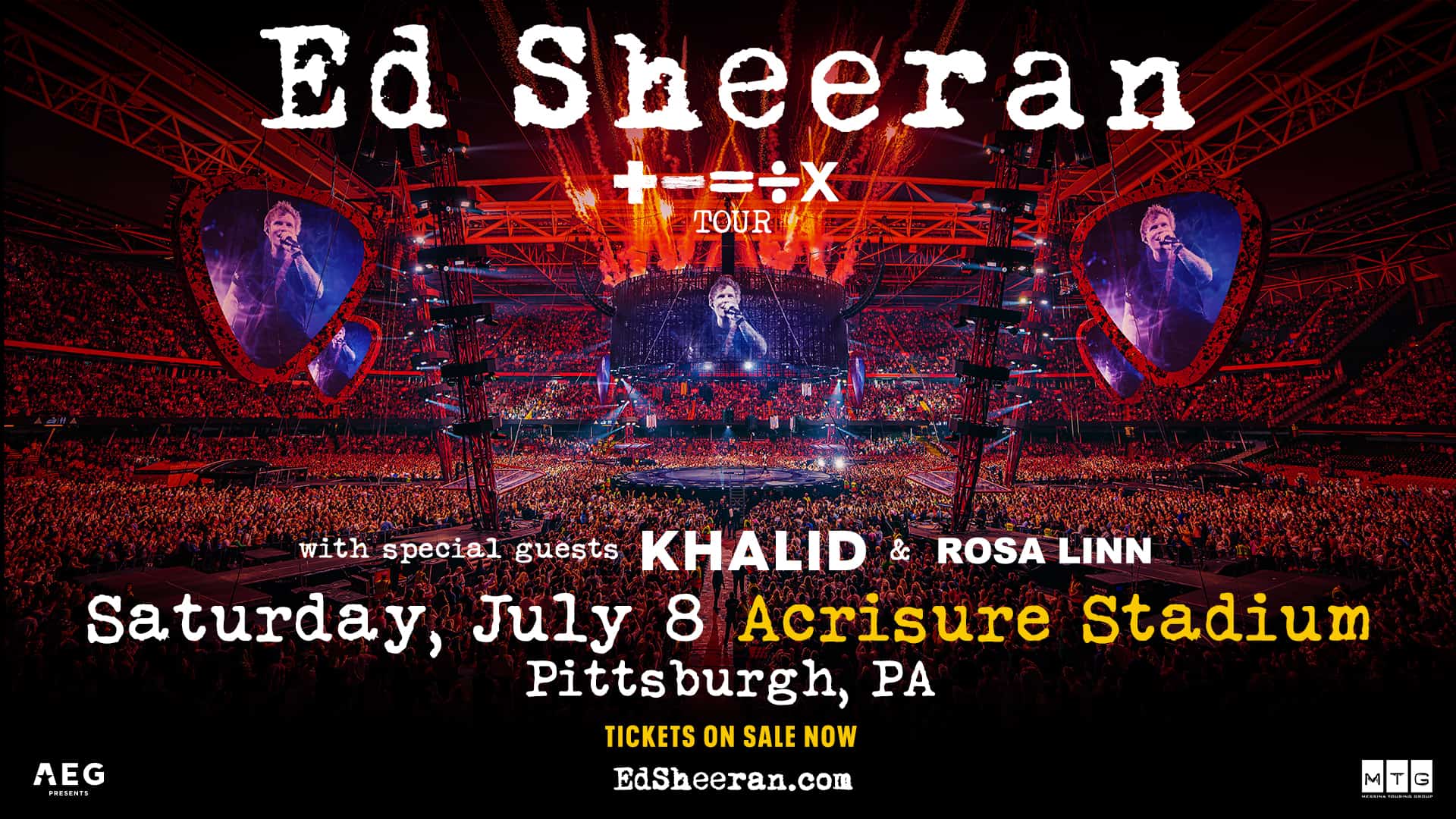 Ed Sheeran Concert Poster