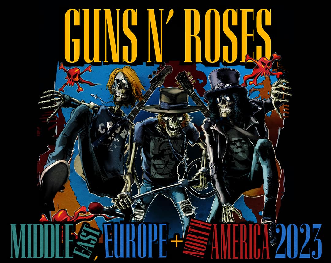 Guns N' Roses World Tour Poster