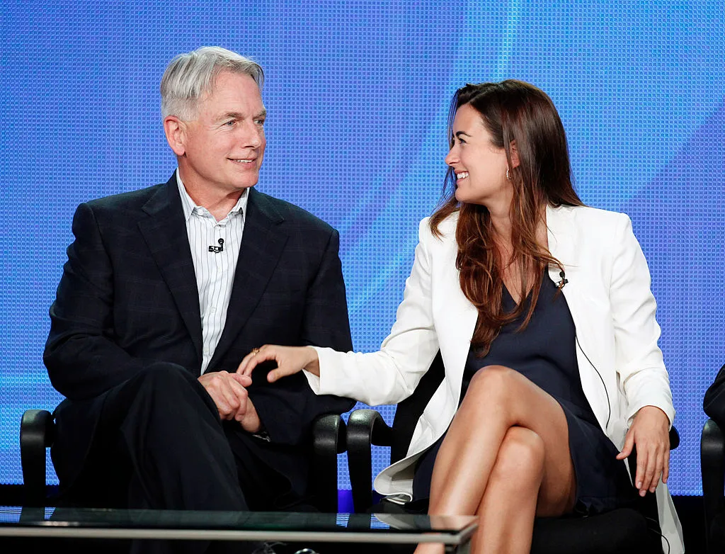 Mark Harmon with NCIS co-star Cote De Pablo (Credits: Outsider)