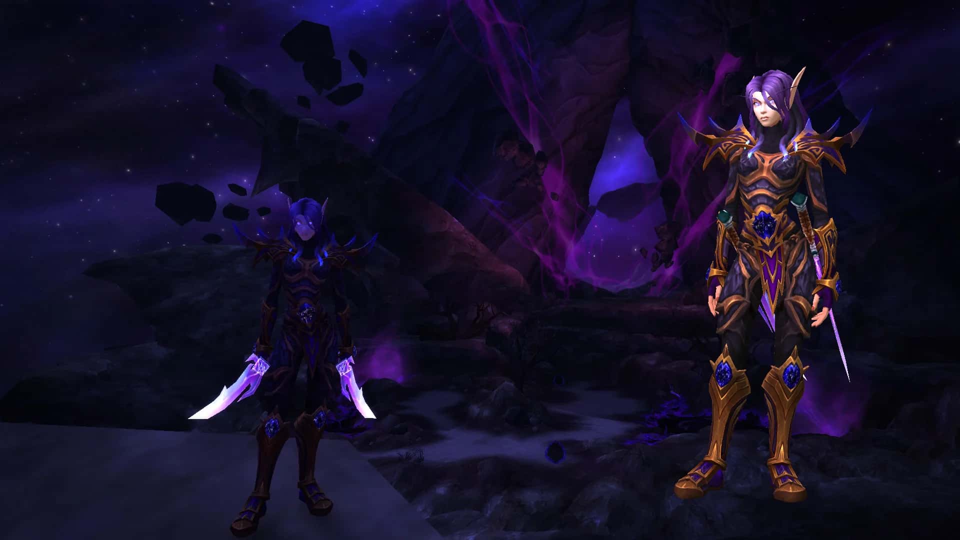 Void elf Warrior world of warcraft