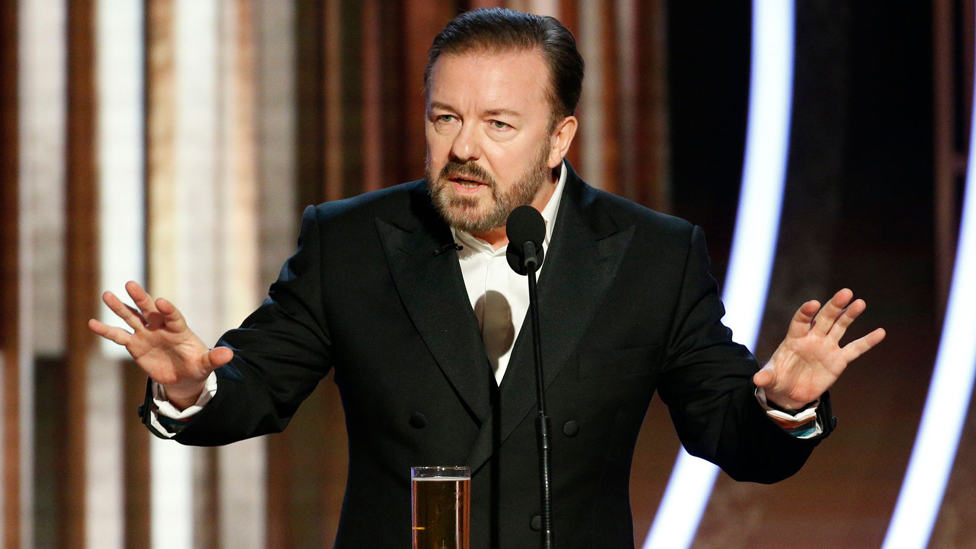 Ricky Gervais Hosting