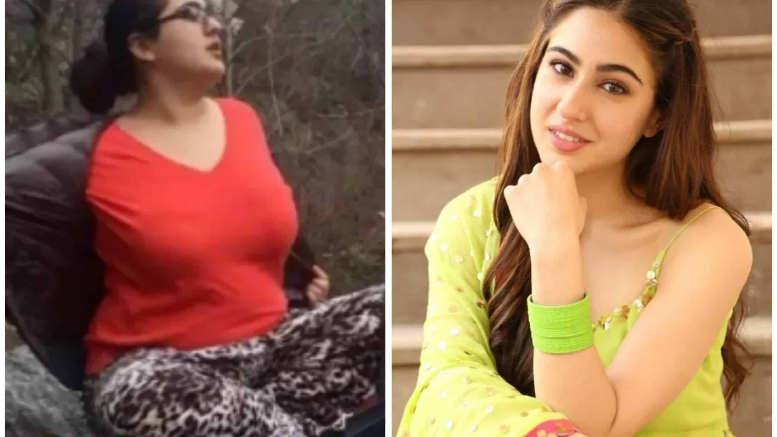 Sara ali khan before and after