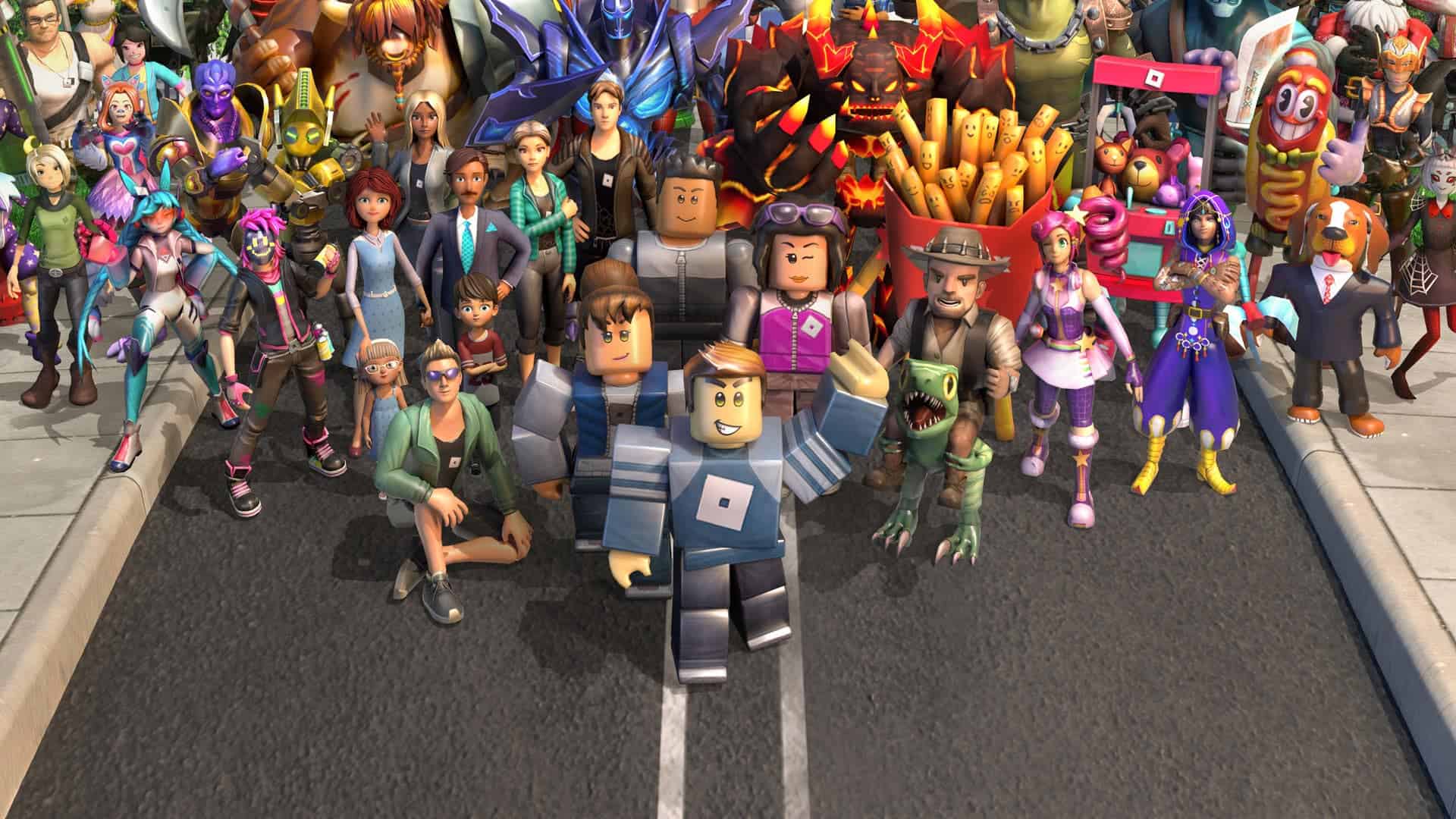 Connect with friends and explore virtual realms in Roblox games.