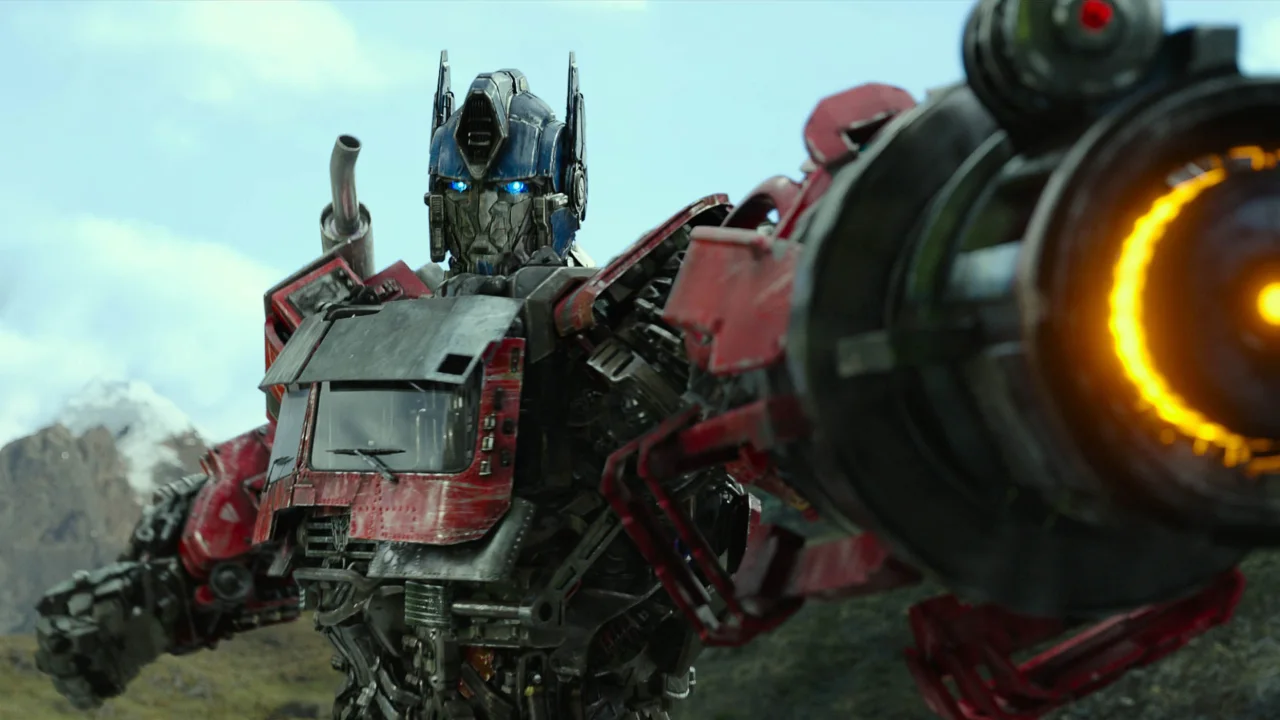 Still from the movie Optimus Prime in a frame (Credits: CNN)