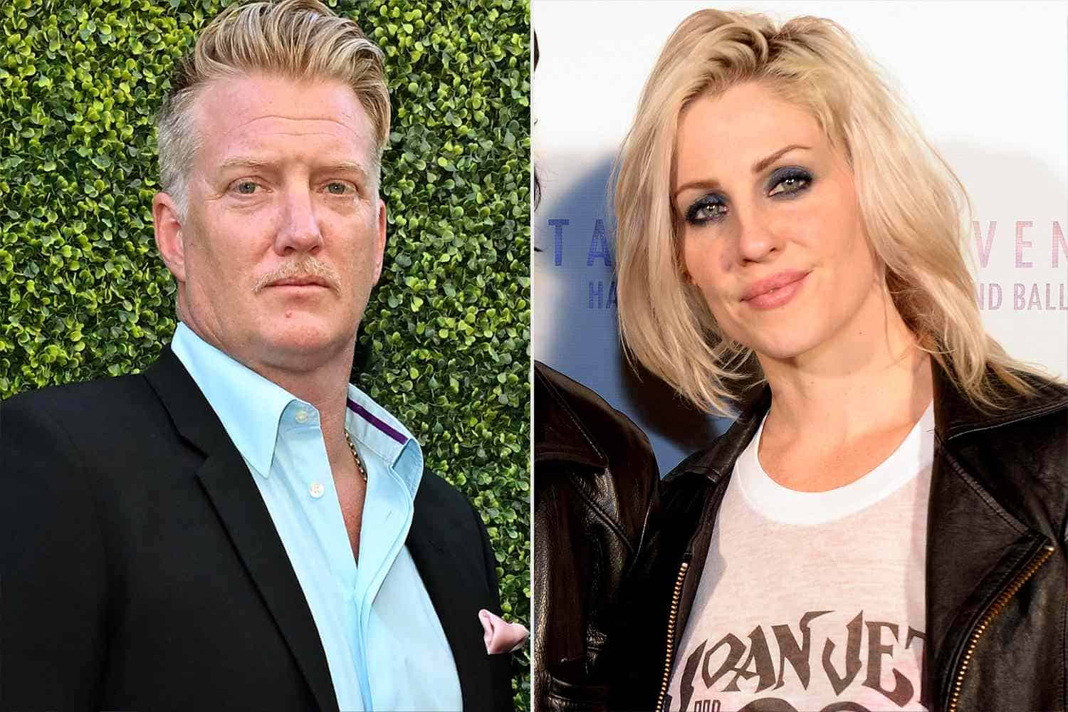 Josh Homme with his ex-wife and Australian singer, Brody Dalle.
