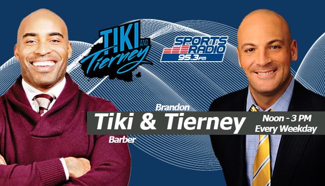 Tiki Barber and Brandon Tierney.