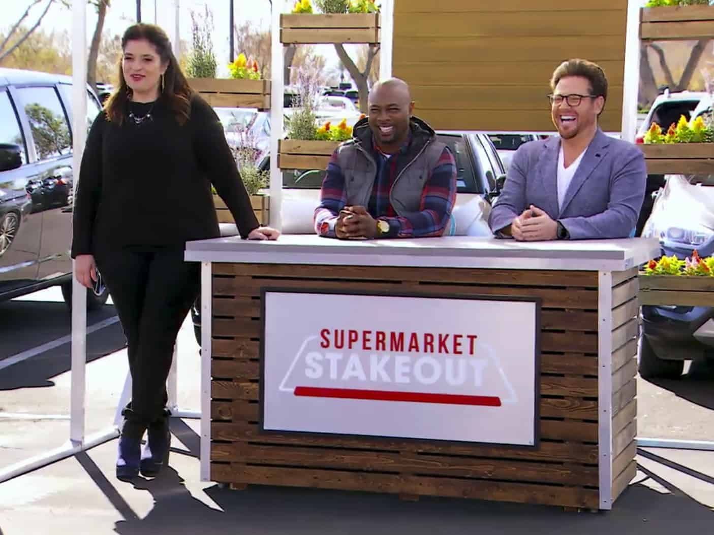 A still from Supermarket Stakeout Credits: Food Network