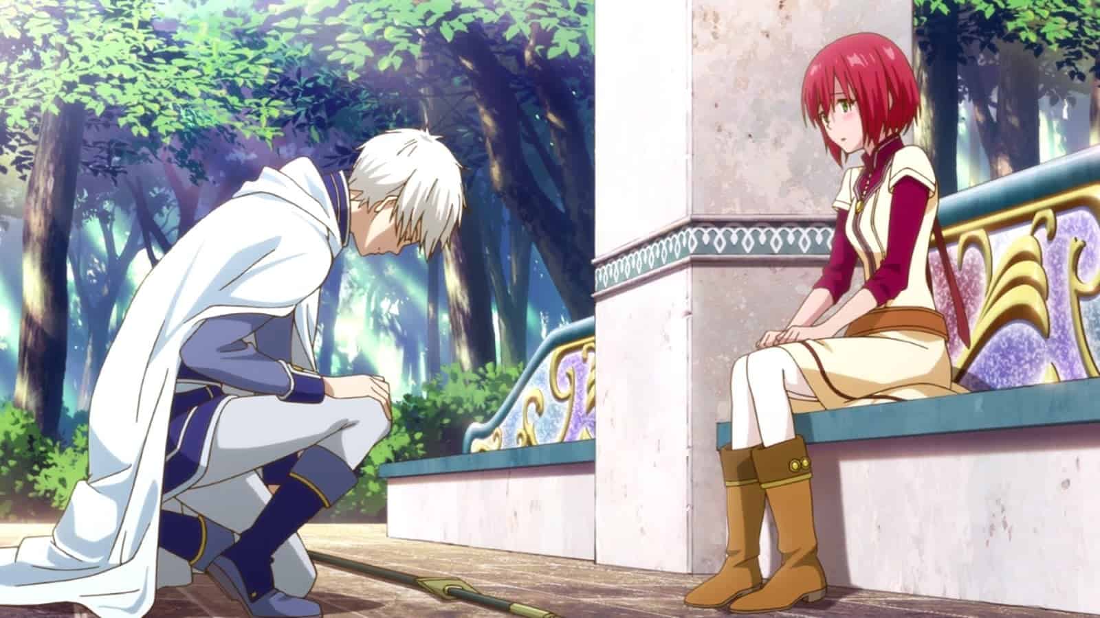 A Still from the Snow White with the Red Hair Anime Series 