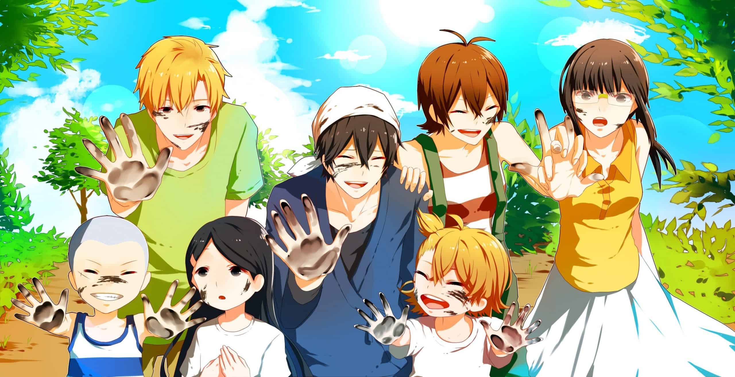 Barakamon Anime characters 