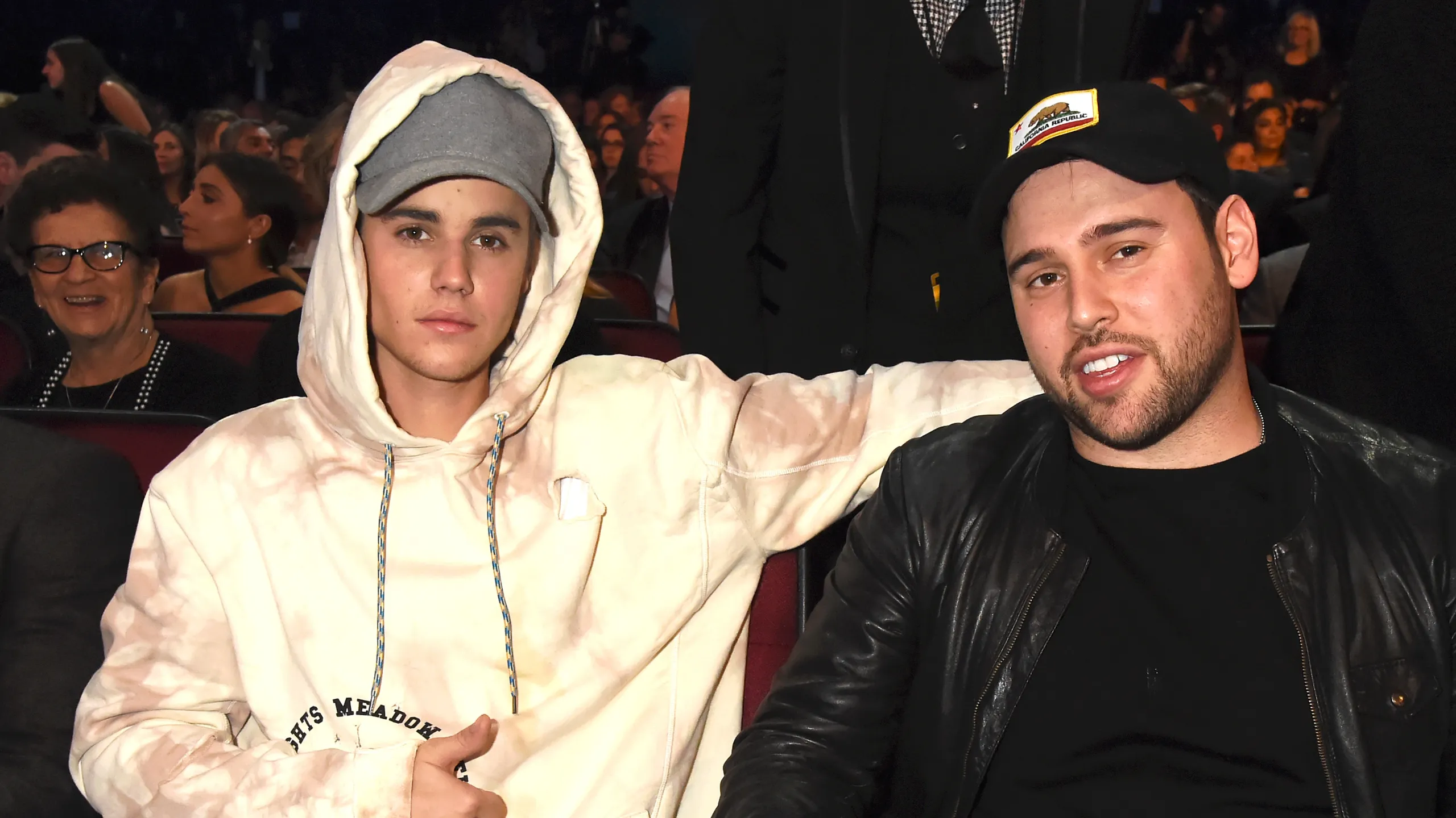 Scooter Braun with Justing Bieber. 