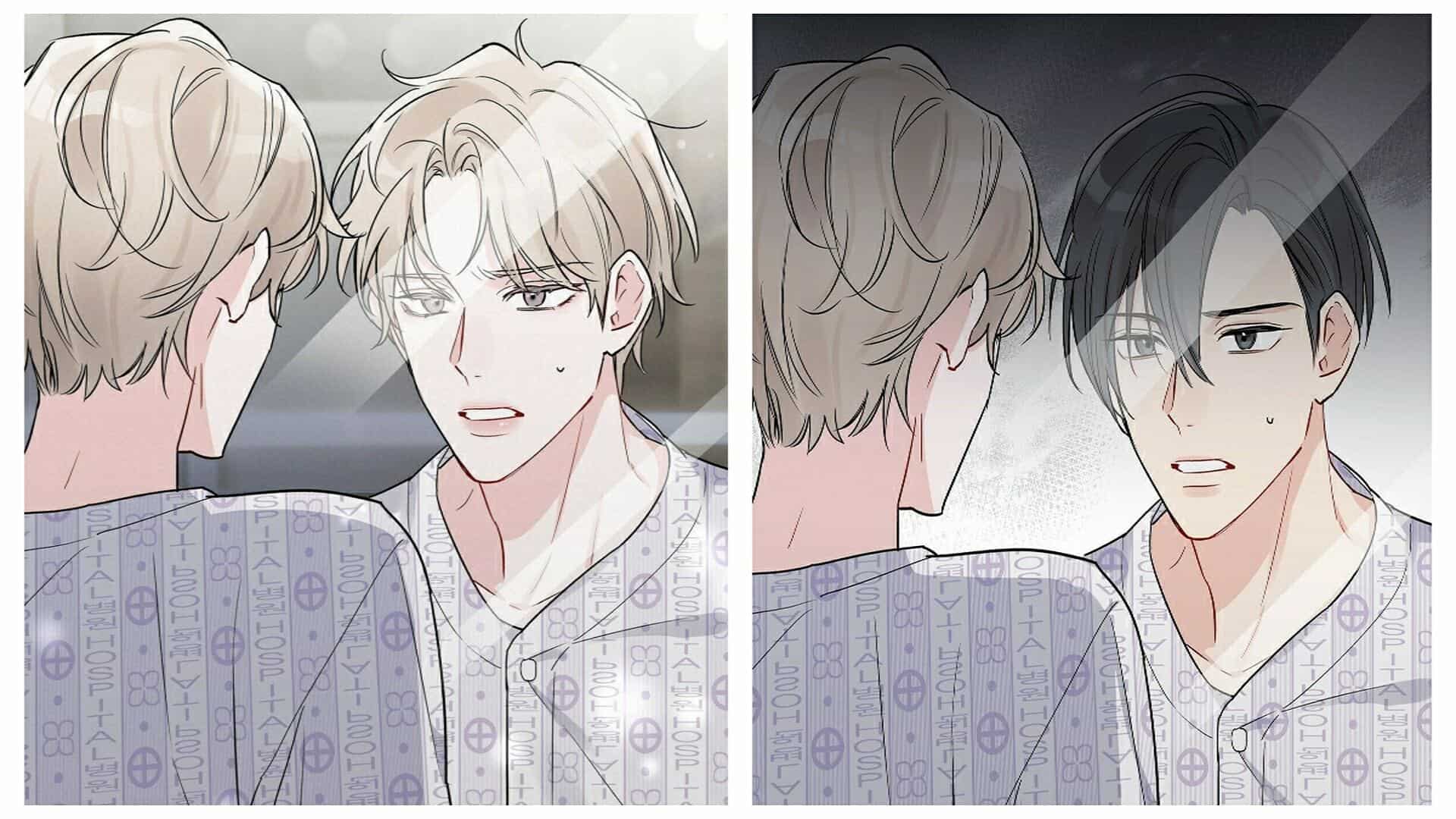 Lee Ha-Jin Waking Up Looking In The Mirror And Seeing Lee Si-Hyun Looking Back - Monochrome Rumor Chapter 2