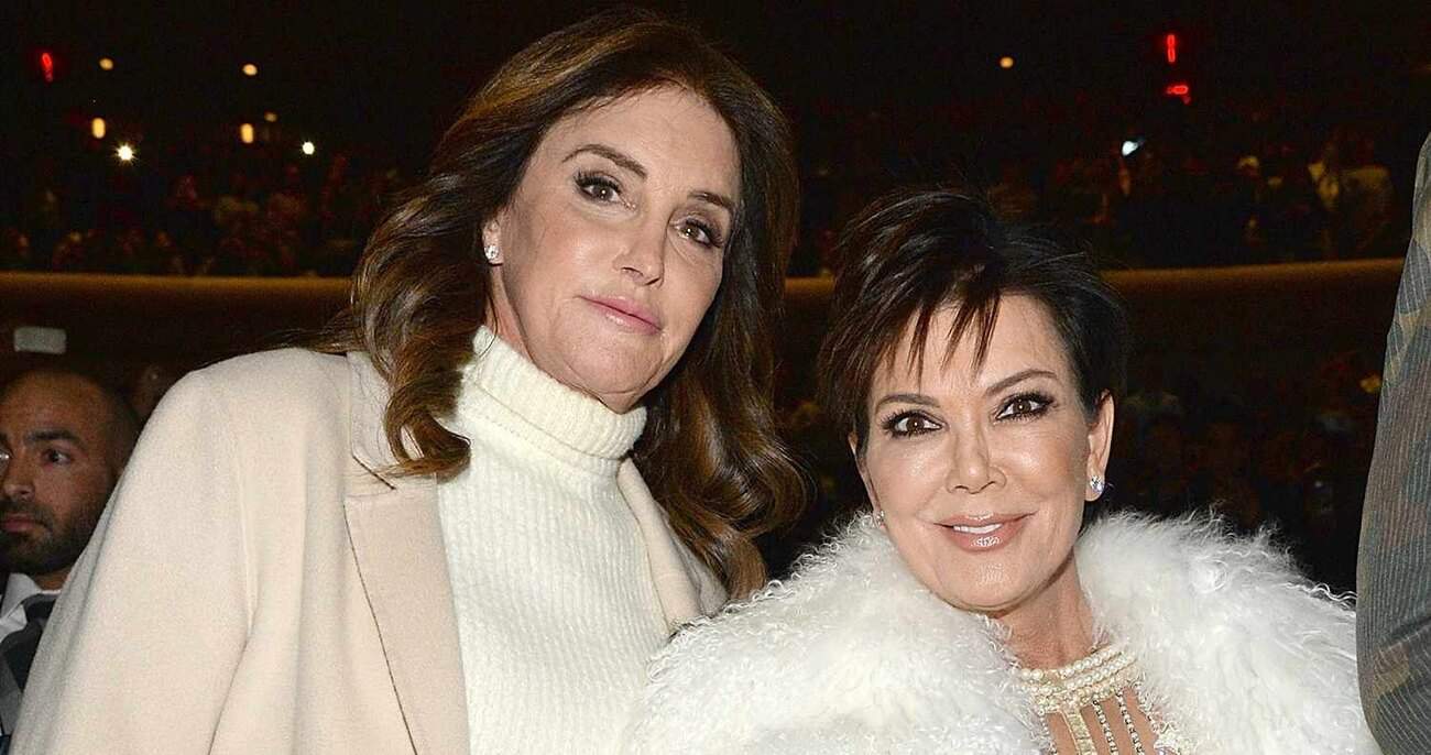 William Bruce Jenner With Kris Karshain After Transitioning To Caitlyn Jenner