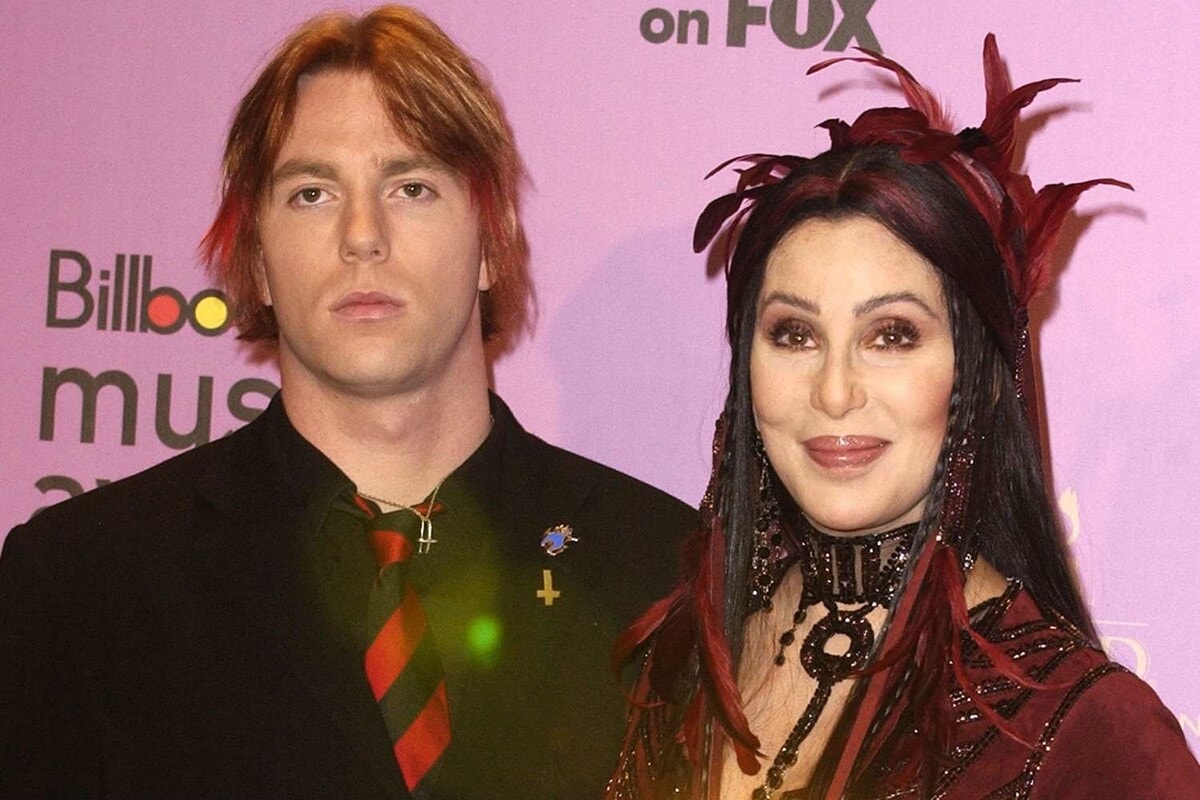 Cher with her son Elijah Blue Allman.