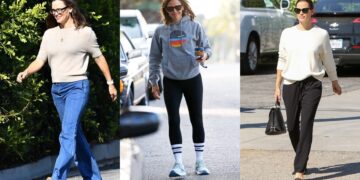 Jennifer Garner wears comfy and practical outfit combo.
