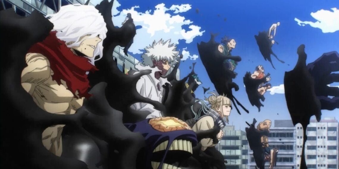 League of Villains as seen in My Hero Academia Season 7 trailer (Credits: Studio Bones)