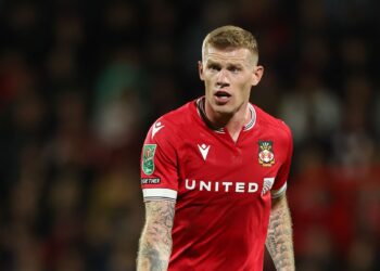 James McClean of Wrexham AFC