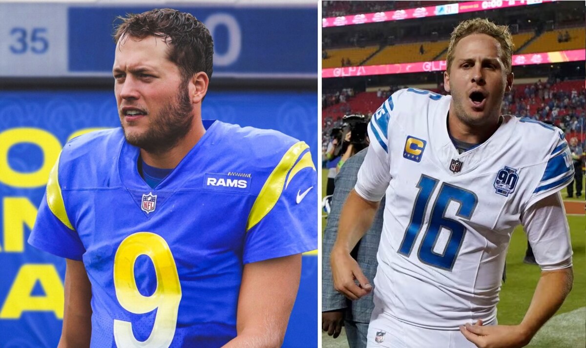 Matthew Stafford and Jared Goff