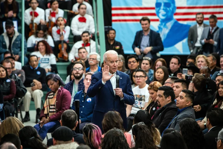 Biden faces a delicate balancing act between progressive immigration policies and border control (Credits: Time)