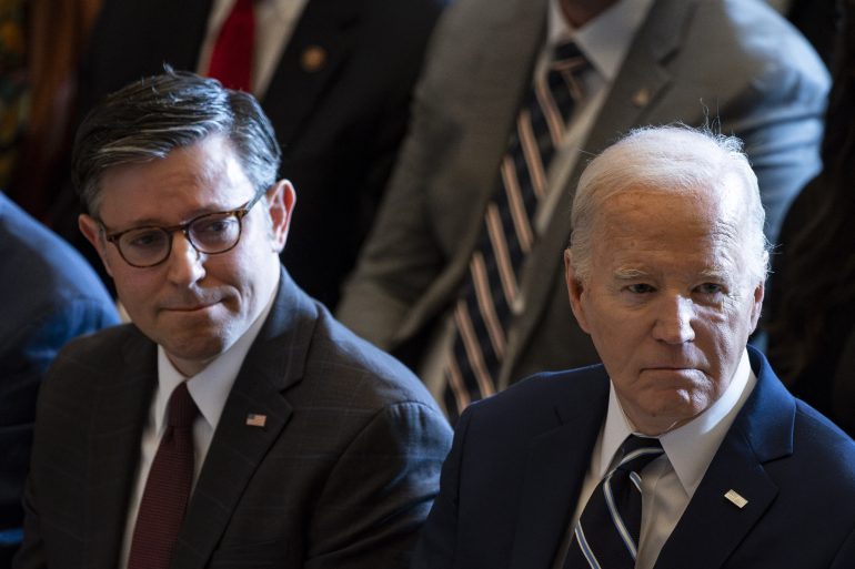 Biden offers to meet House Speaker as GOP stalls Ukraine aid (Credits: Bloomberg)