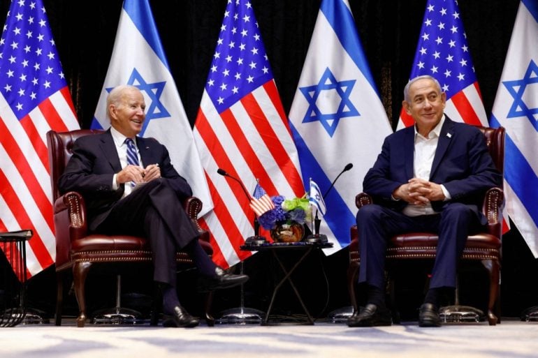 Biden sits with Netanyahu to discuss more on the release of the hostages (Credits: The Japan Times)