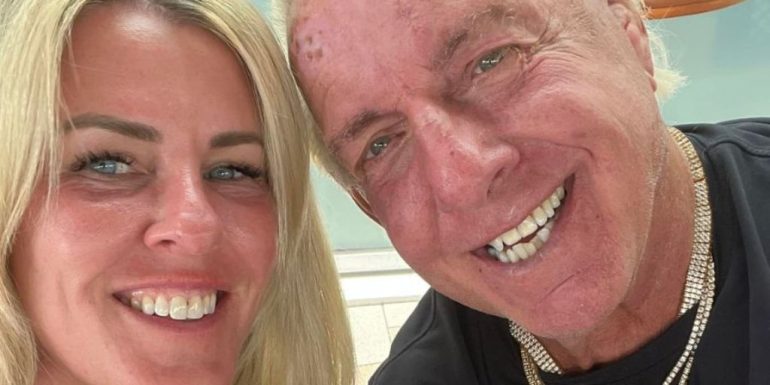 Megan Fleihr & Ric Flair (Credit: ESPN)