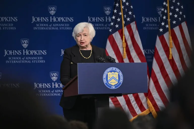 Yellen criticizes Israel's restrictions (Credits: Middle East Monitor)