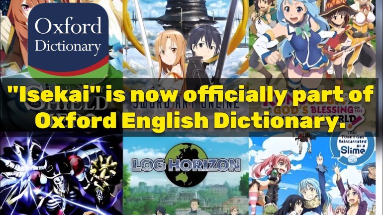 Isekai is Officially a Word in the Oxford English Dictionary