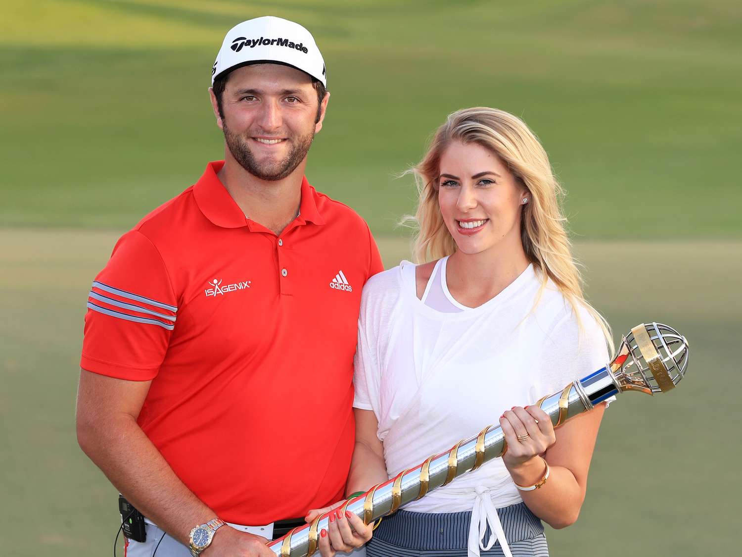 Jon Rahm and Kelley Cahill 