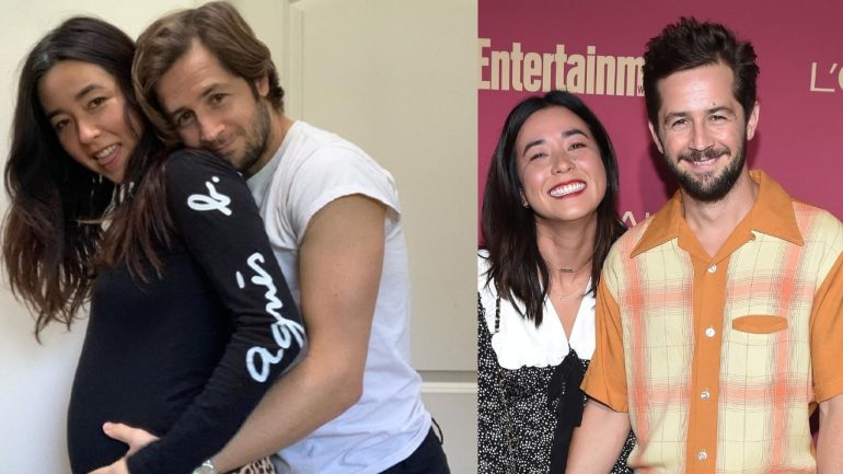 Maya Erskine and Michael Angarano