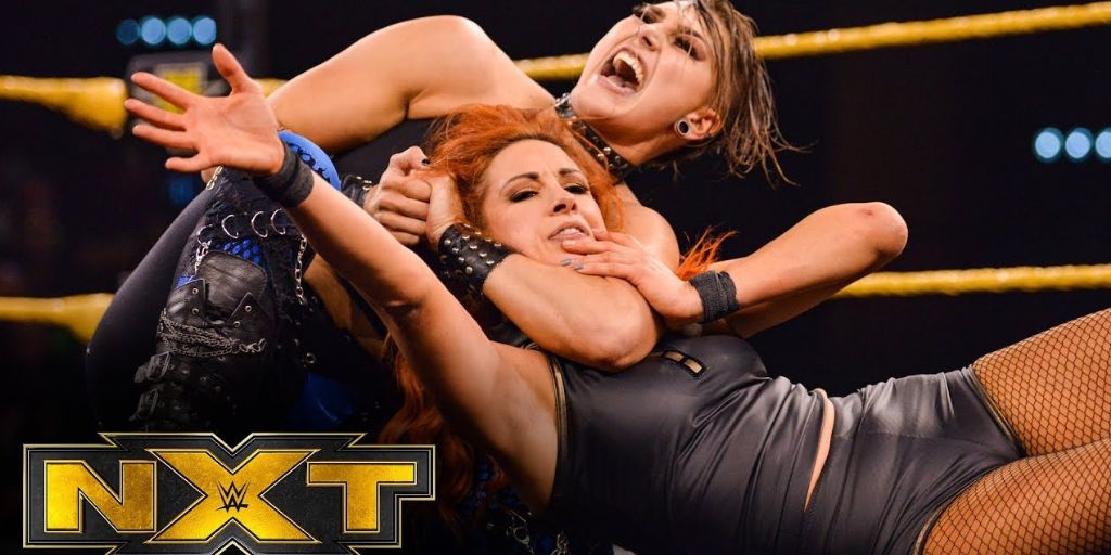 Rhea Ripley vs Becky Lynch (Credit: ESPN)