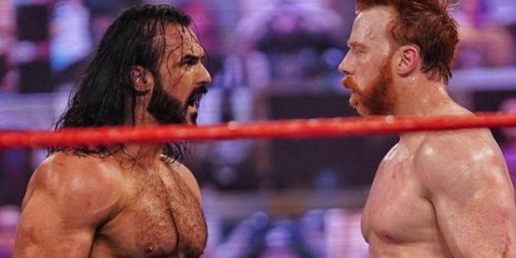 Sheamus vs Drew McIntyre (Credit: ESPN)