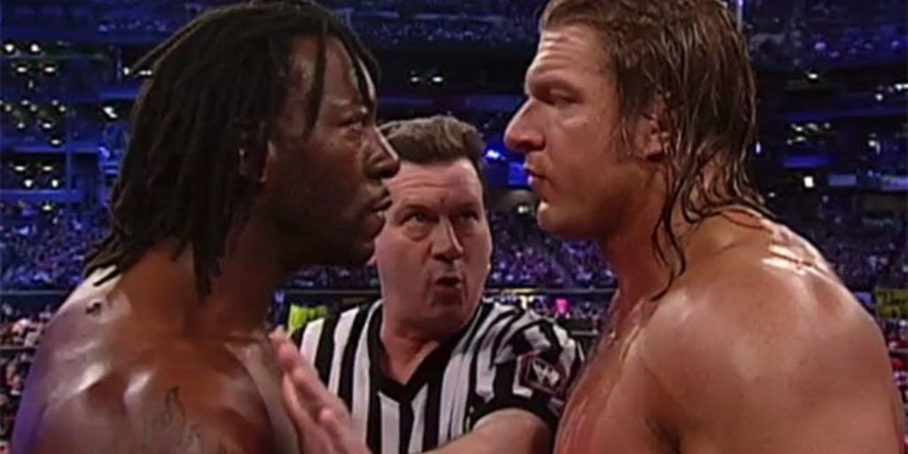 Triple H vs. Booker T