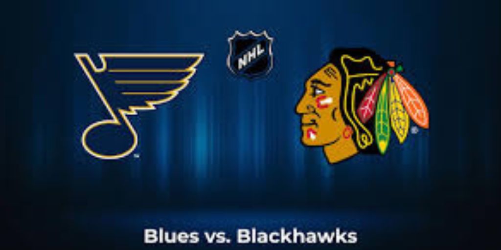 Blues vs Blackhawks (Credit: NHL)