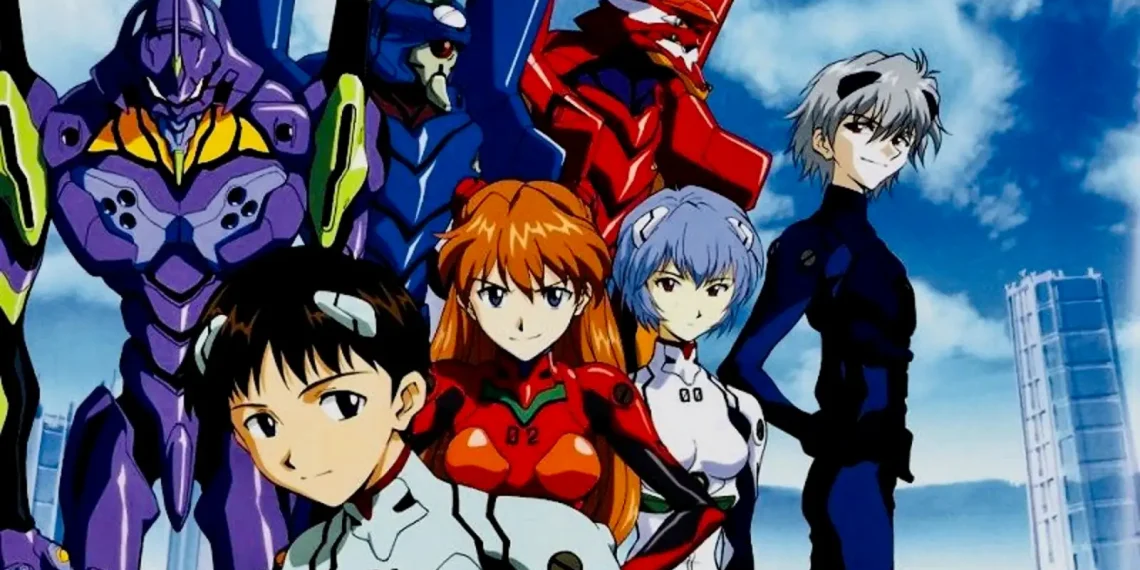 Neon Genesis evangelion (credits - Netflix)