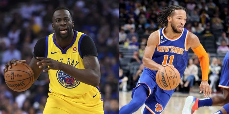 Draymond Green and Jalen Brunson From NBA