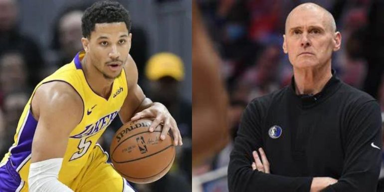 Josh Hart and Rick Carlisle