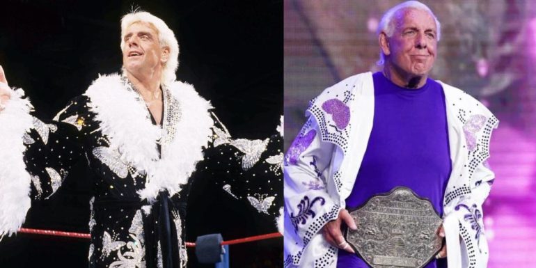 Ric Flair At WWE Smackdown