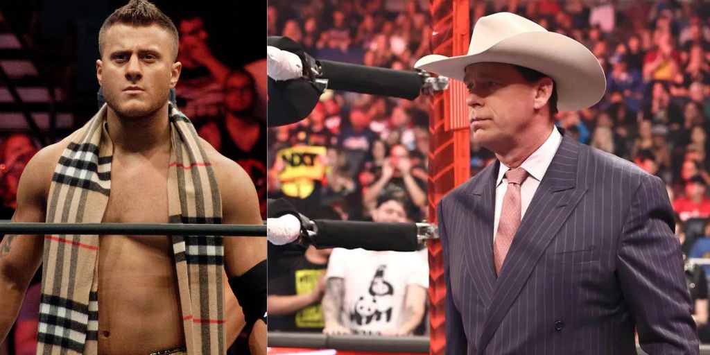 JBL at WWE Smackdown and MJF At the AEW Championship