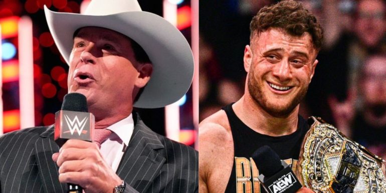 JBL at WWE Smackdown and MJF At the AEW Championship