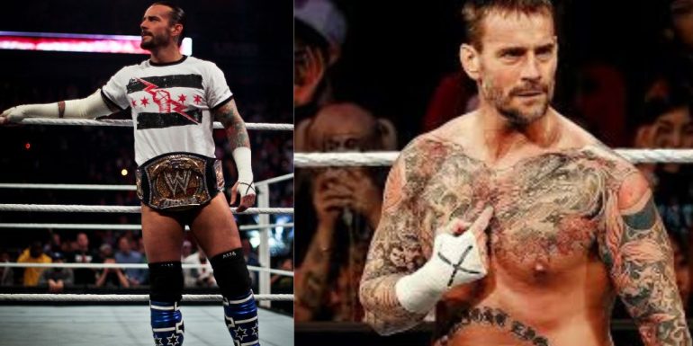 CM Punk At The WWE Wrestlemania